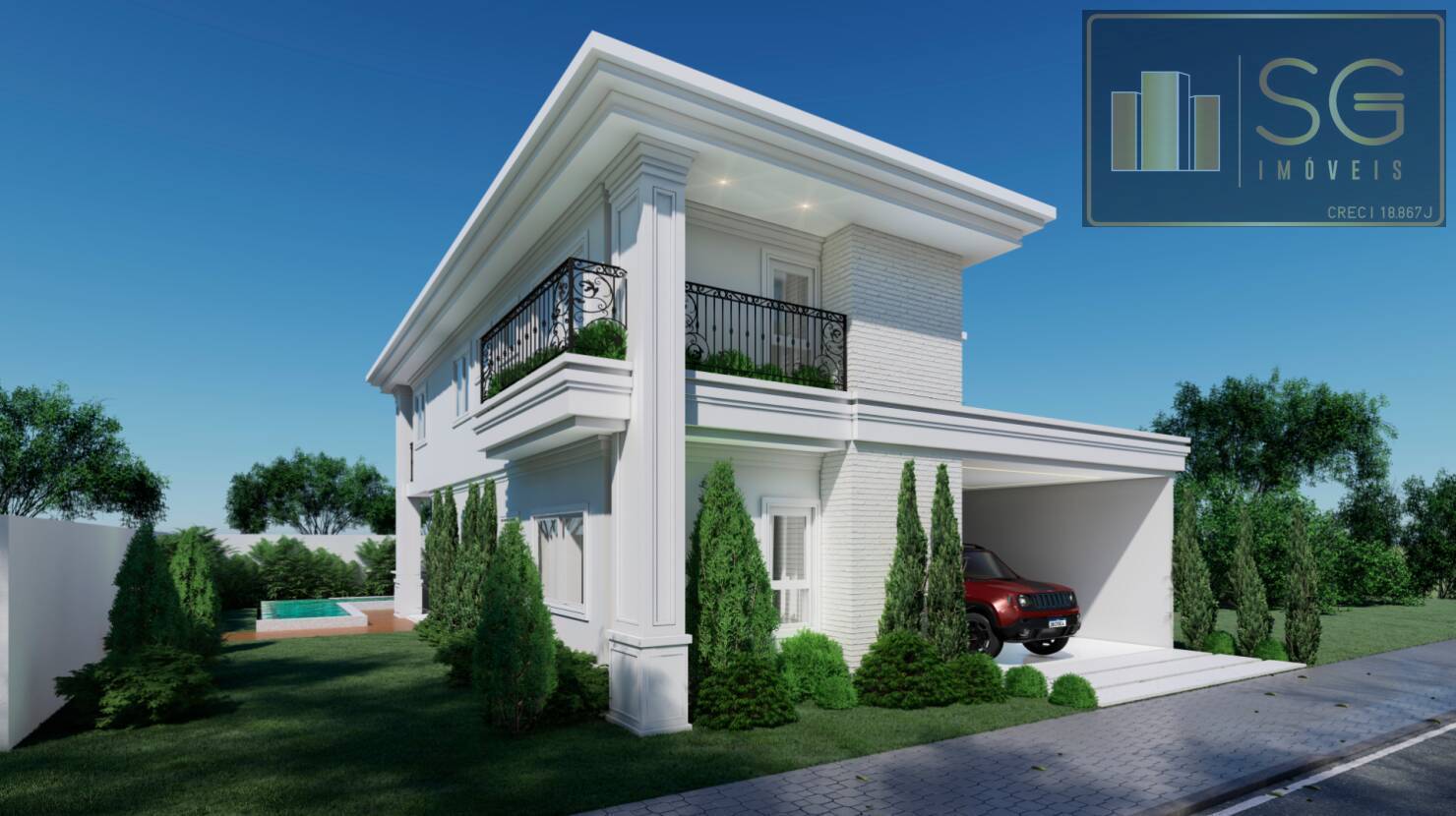 Casa de Condomínio, 4 quartos - Foto 1