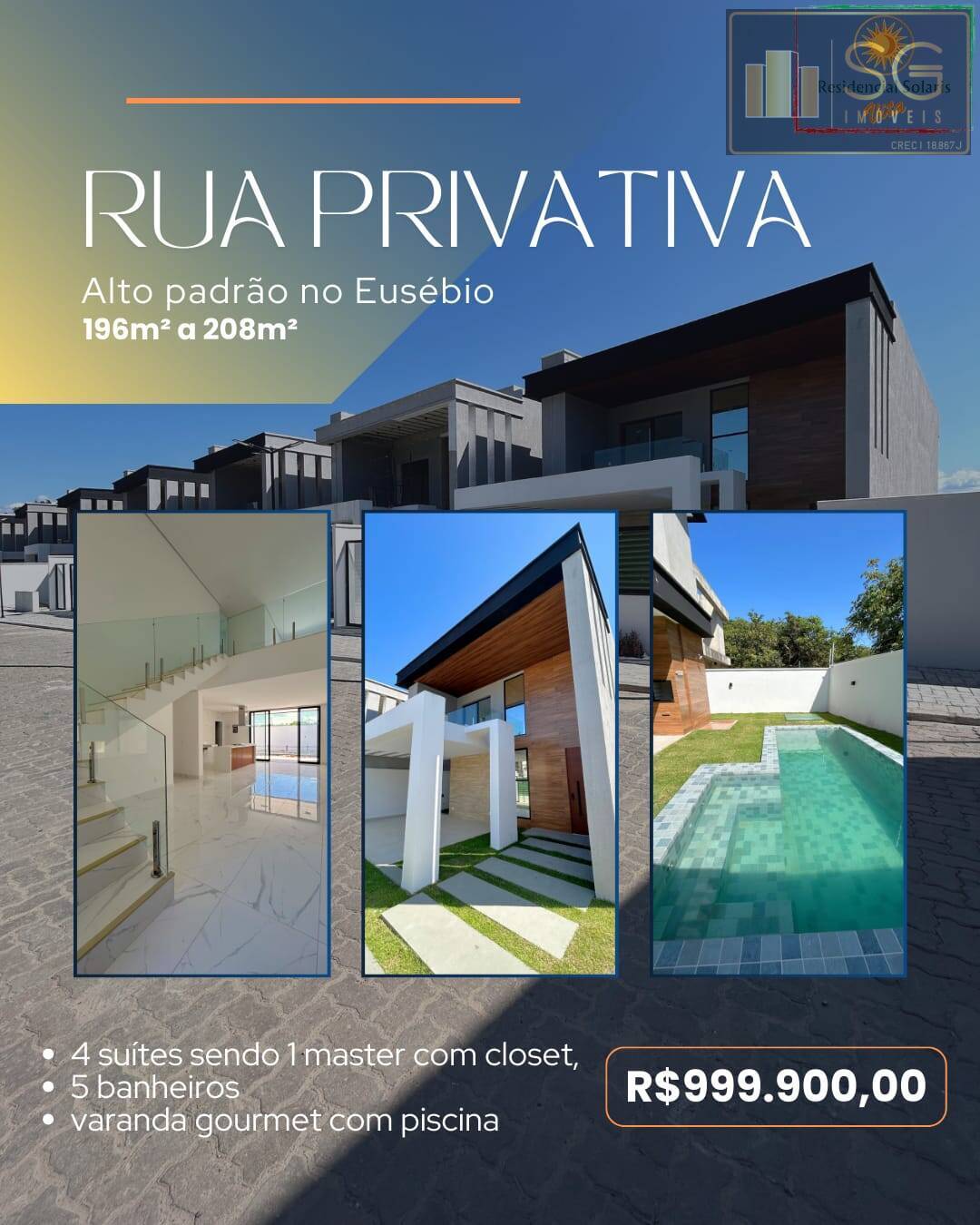 Casa de Condomínio, 4 quartos - Foto 3