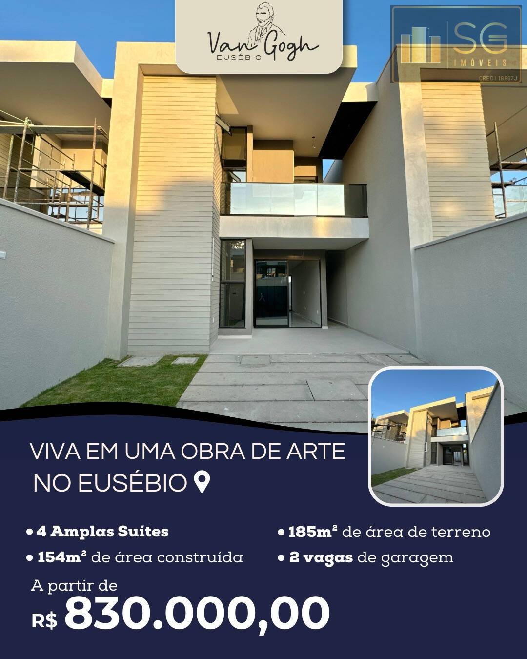 Casa, 4 quartos, 154 m² - Foto 1