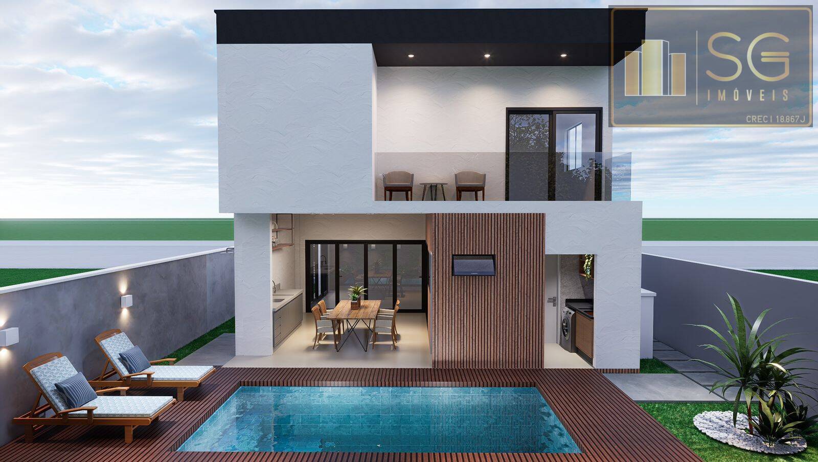 Casa de Condomínio, 4 quartos - Foto 3