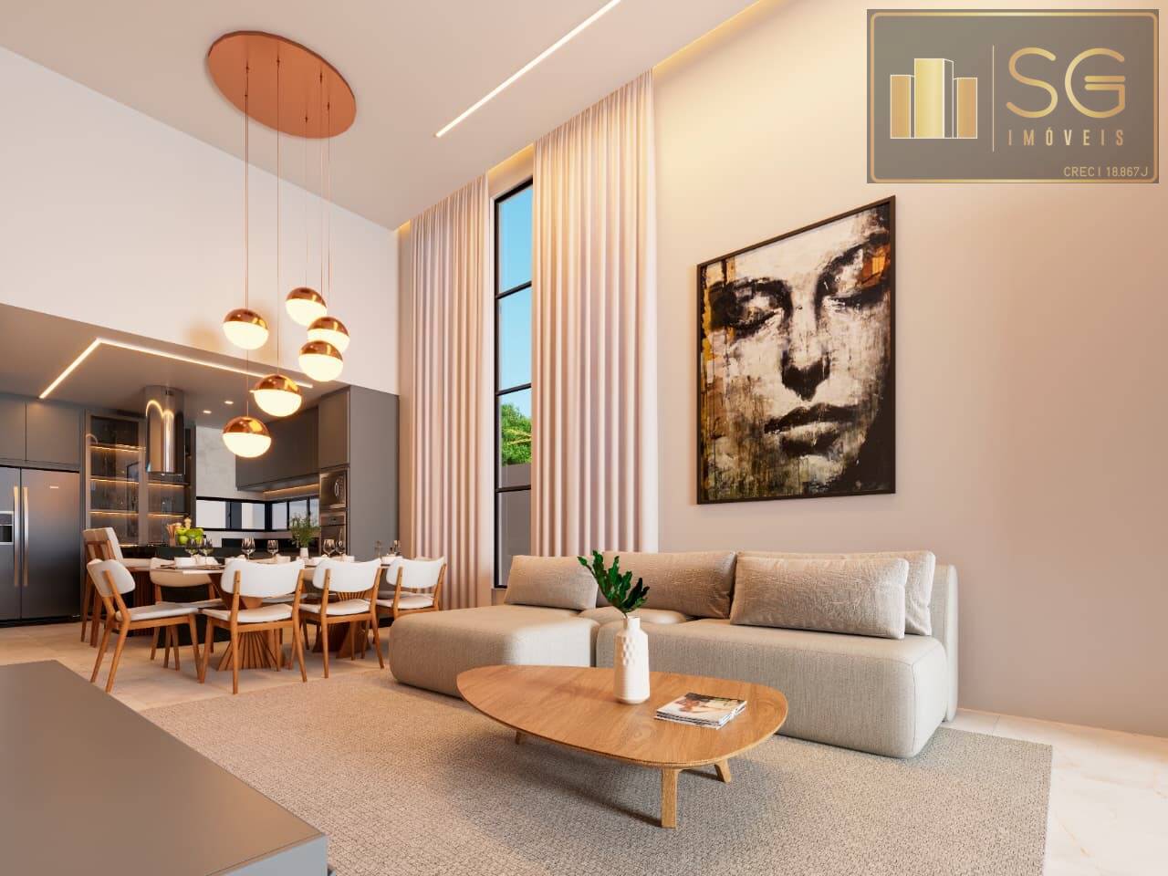 Casa de Condomínio, 3 quartos - Foto 2